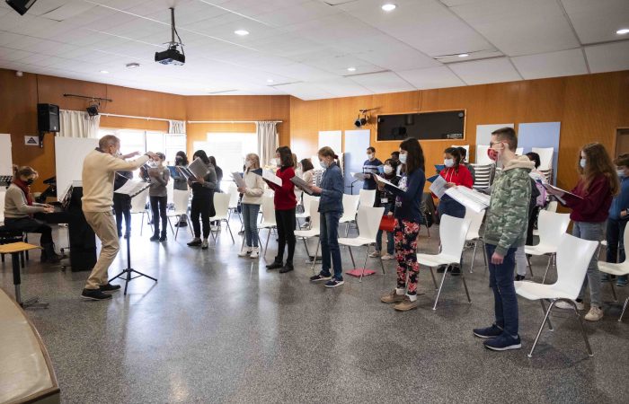 Répétition au collège Alain Fournier de Clamart © Julia Brechler/CD92
